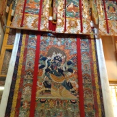 Thangka paintings at Tsuglagkhang